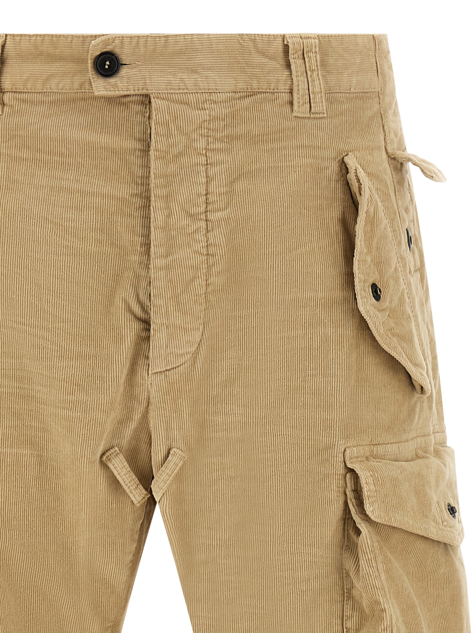 Dsquared² Beige Cotton Cargo Pants