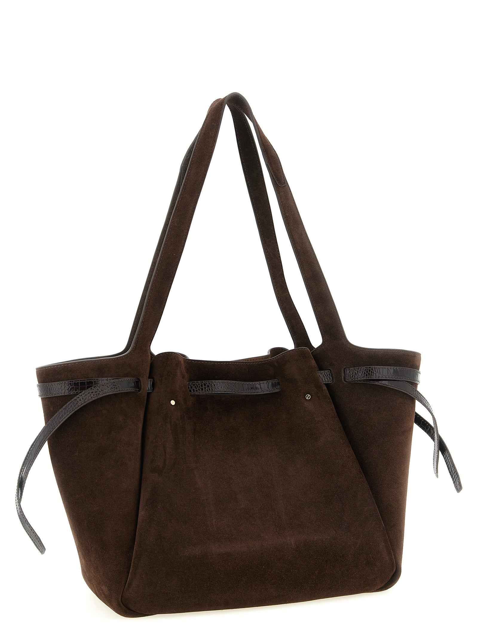 Tory Burch Brown Bovine Leather Tote Bag