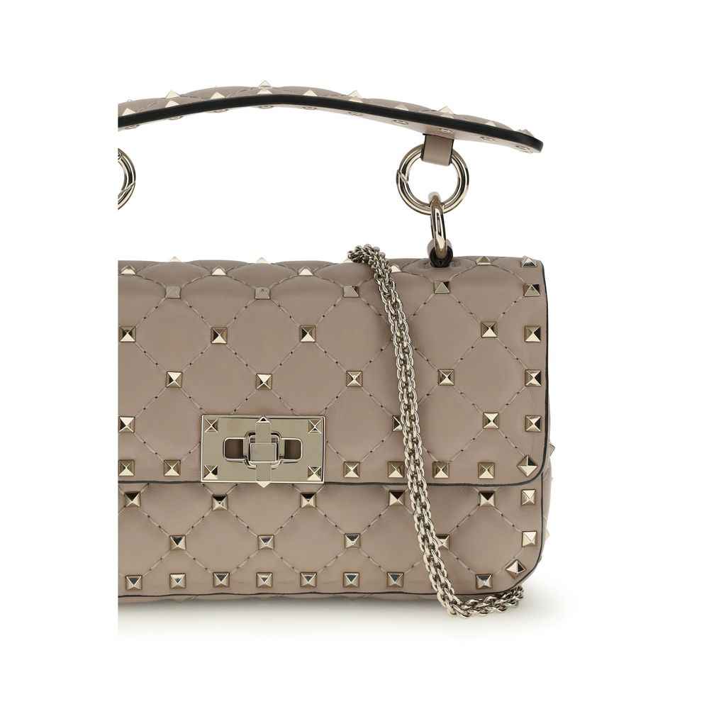 Valentino Garavani Pink Calf Leather Bos Taurus Handbag