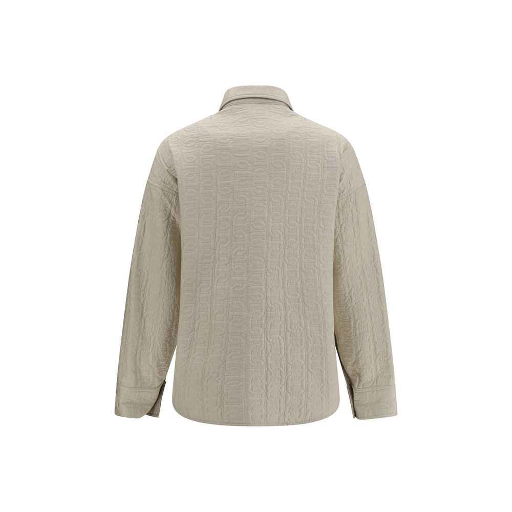 Moncler Beige Polyamide Full-Length Jacket