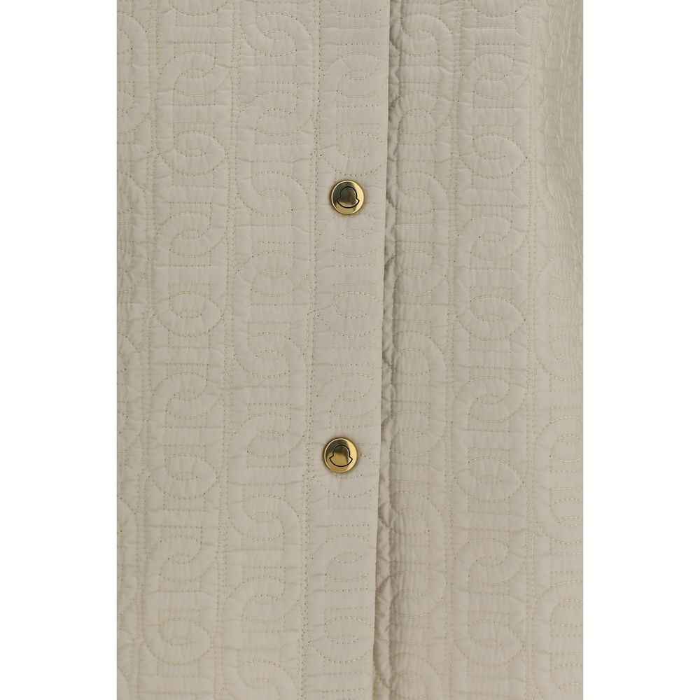 Moncler Beige Polyamide Full-Length Jacket