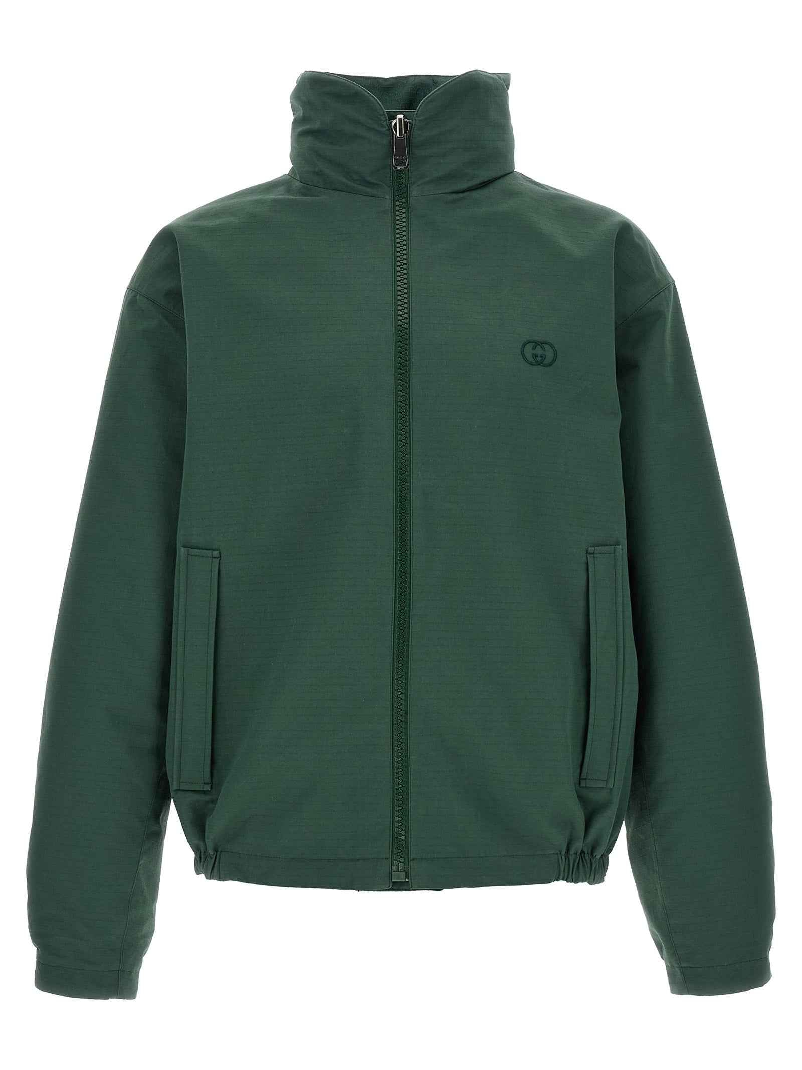 Gucci Bicolor Cotton Shell Jacket