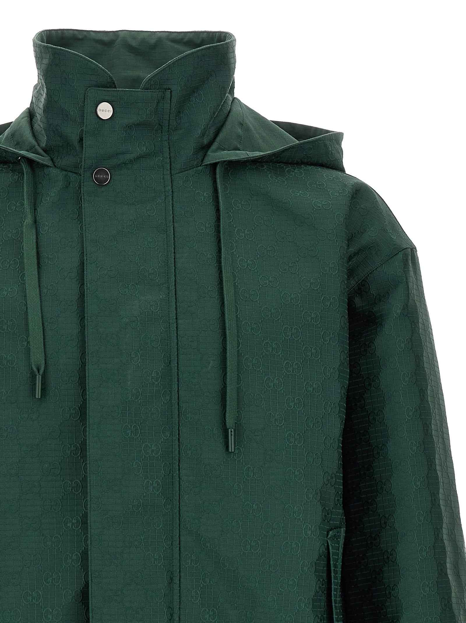 Gucci Bicolor Cotton Shell Jacket
