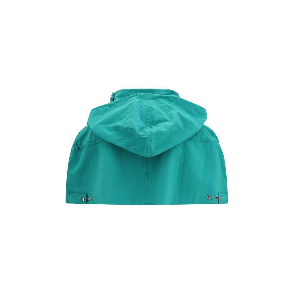 Prada Blue Nylon Coat