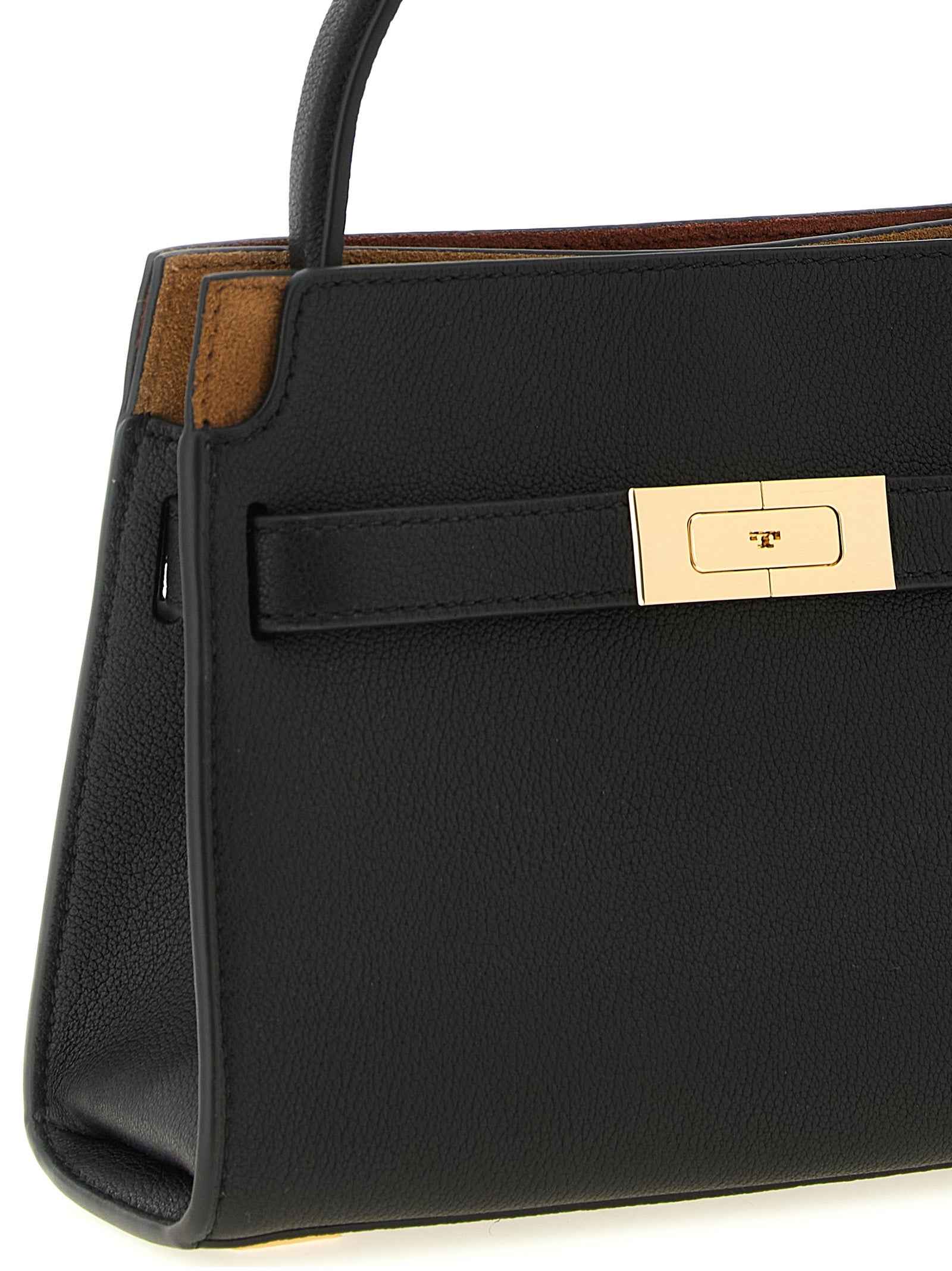 Tory Burch Black Lambskin Crossbody Bag