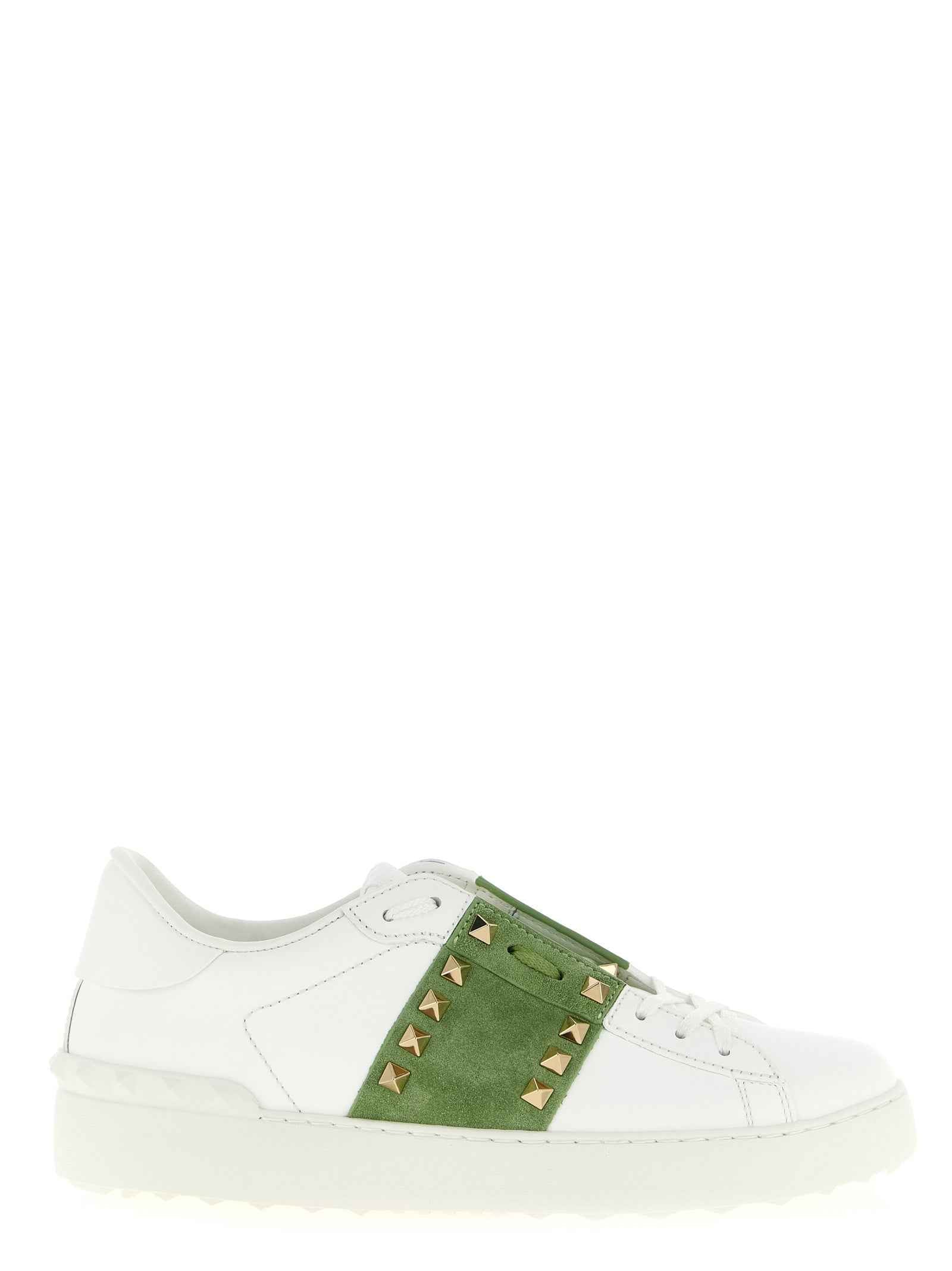 Valentino Garavani Bicolor Calfskin Low Top Sneakers
