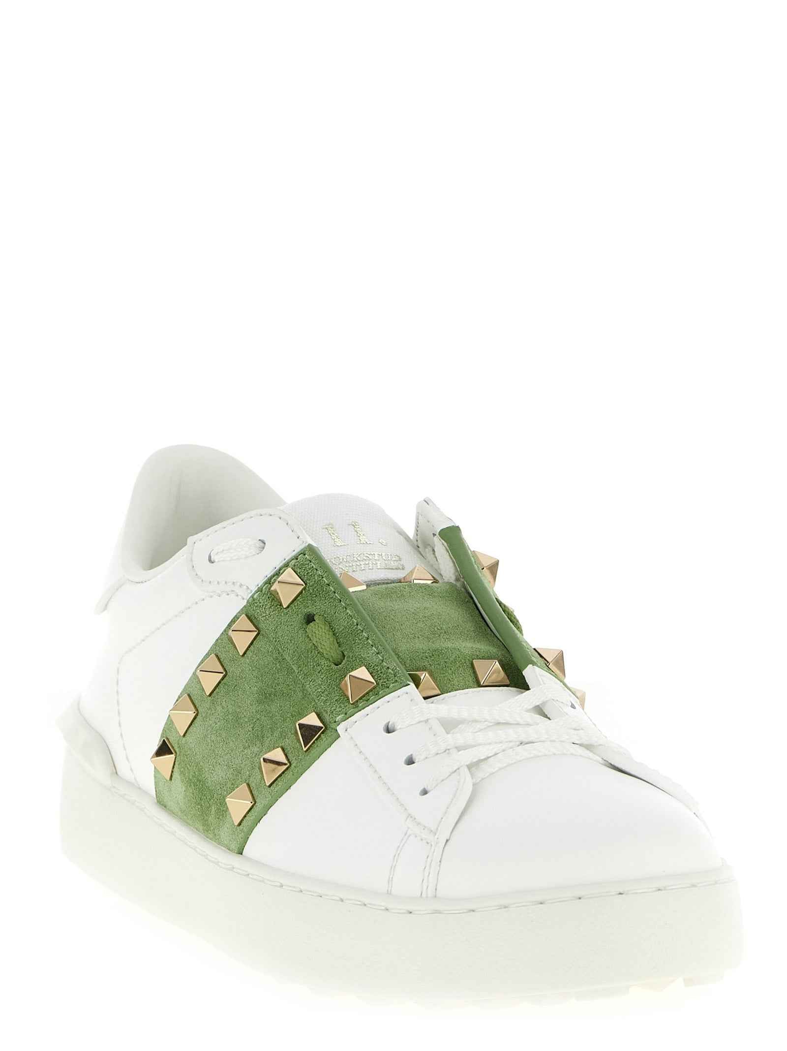 Valentino Garavani Bicolor Calfskin Low Top Sneakers