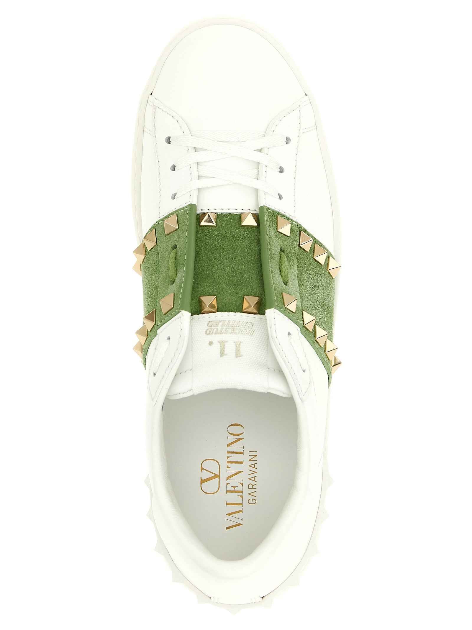 Valentino Garavani Bicolor Calfskin Low Top Sneakers