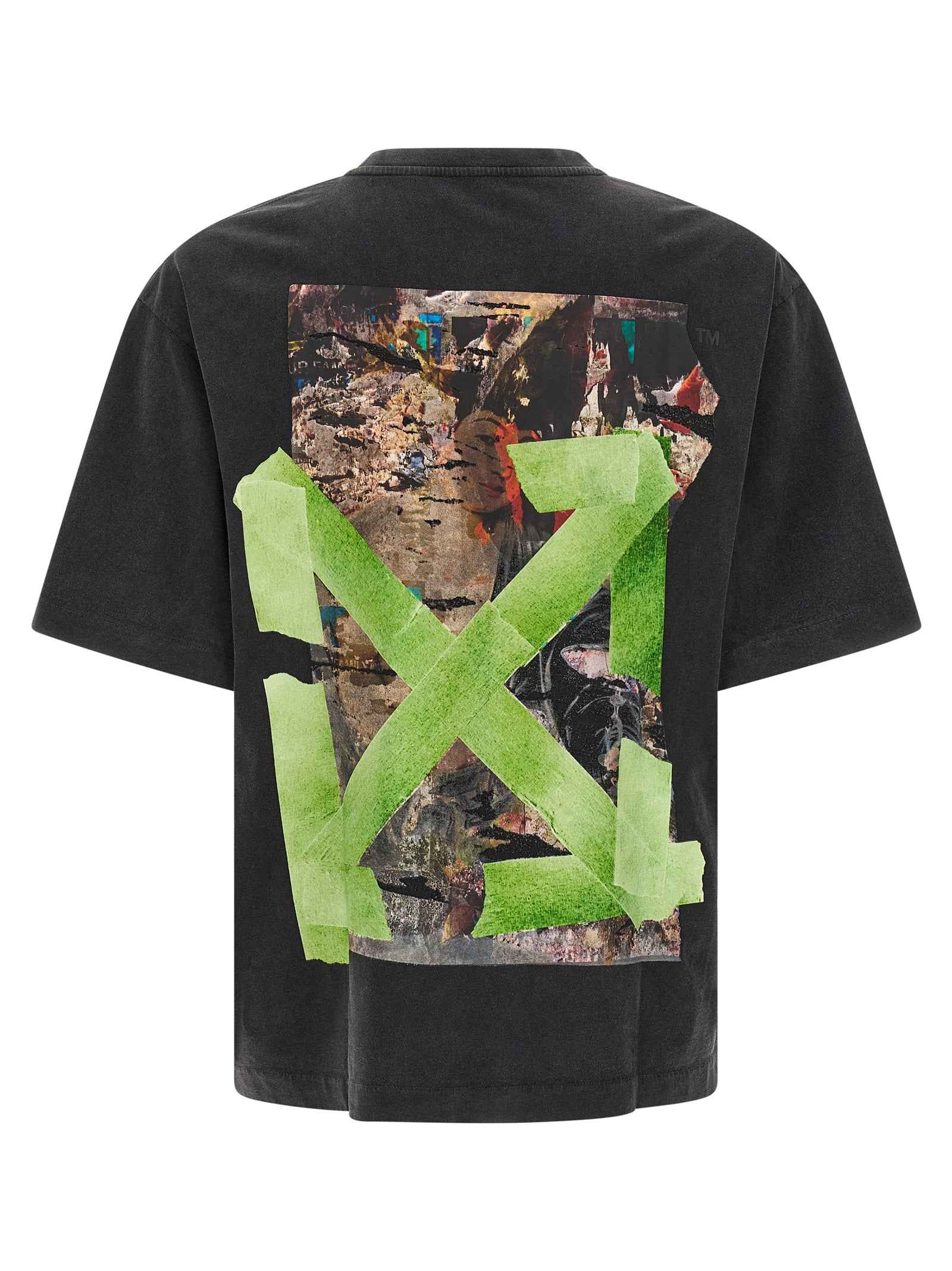Off-White Black Cotton T-Shirt