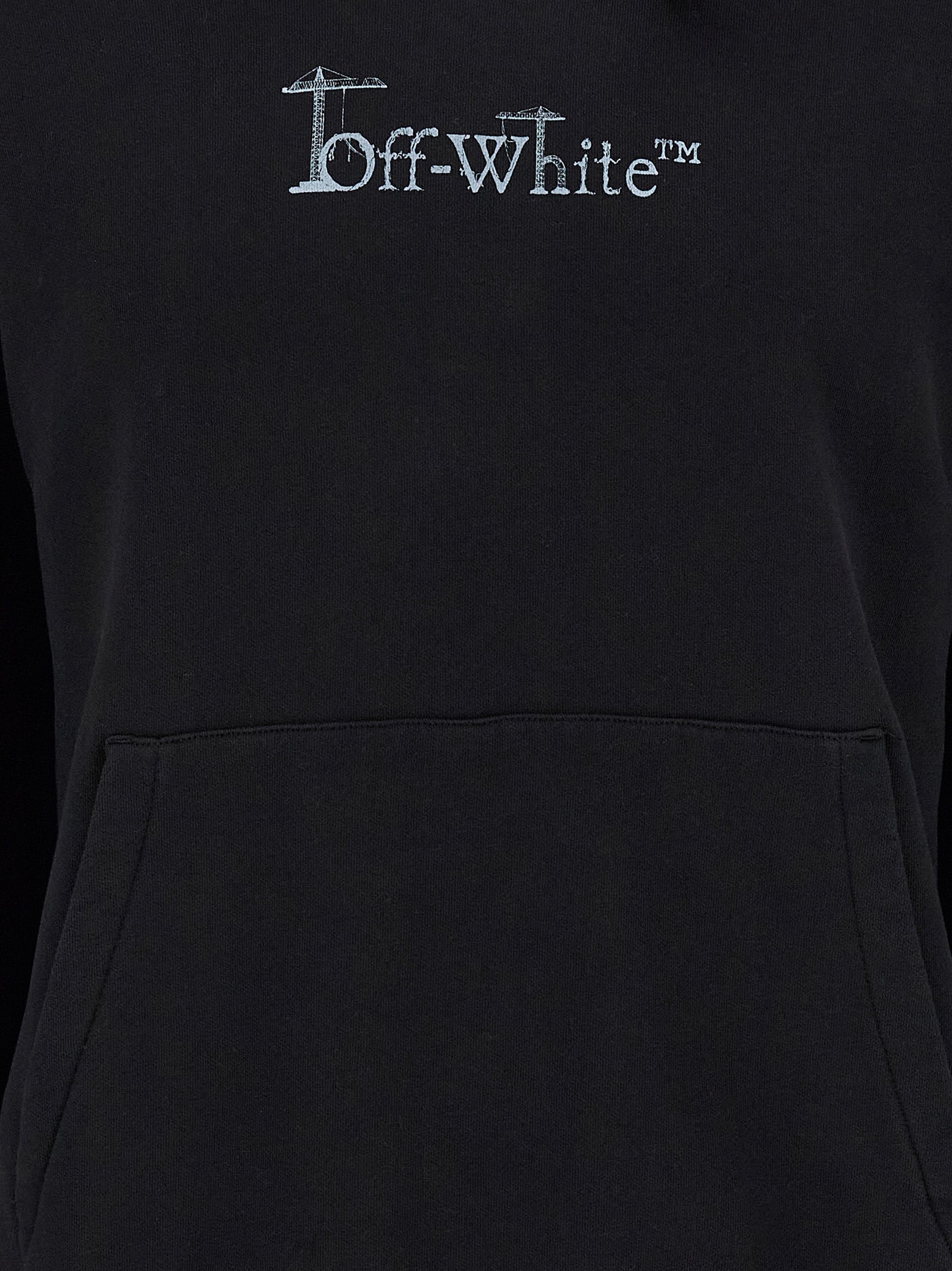 Off-White Black Cotton Sweatshirt