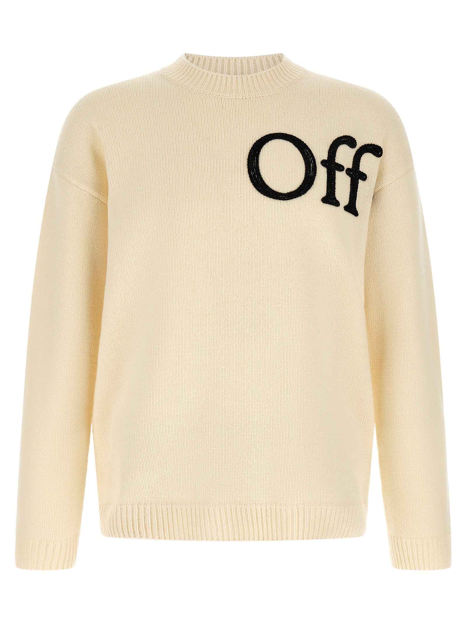 Off-White White Wool Cardigan