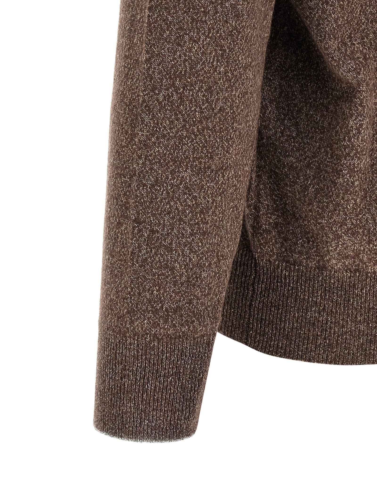 Brunello Cucinelli Brown Cashmere Cardigan