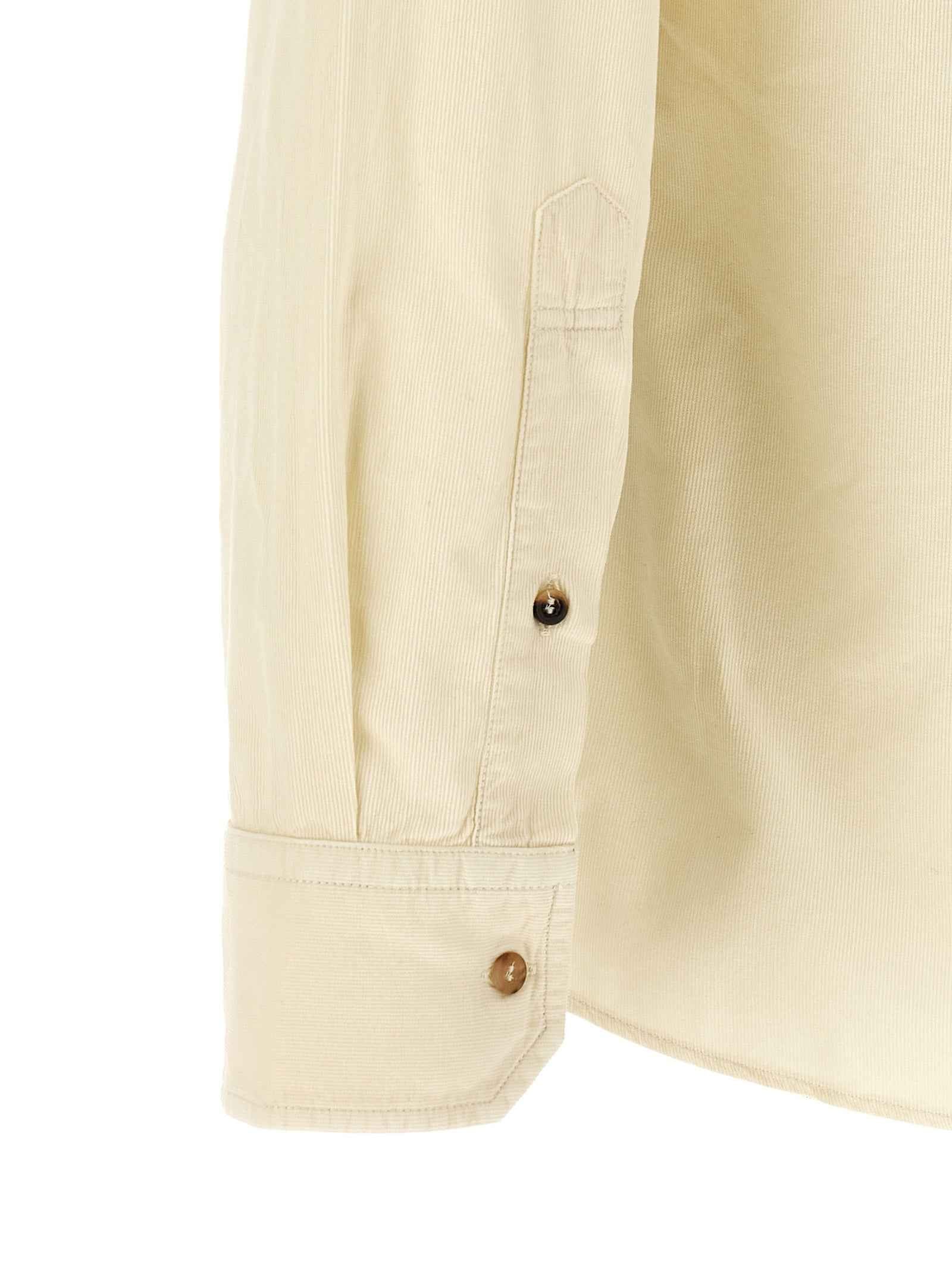 Brunello Cucinelli White Cotton Blouse