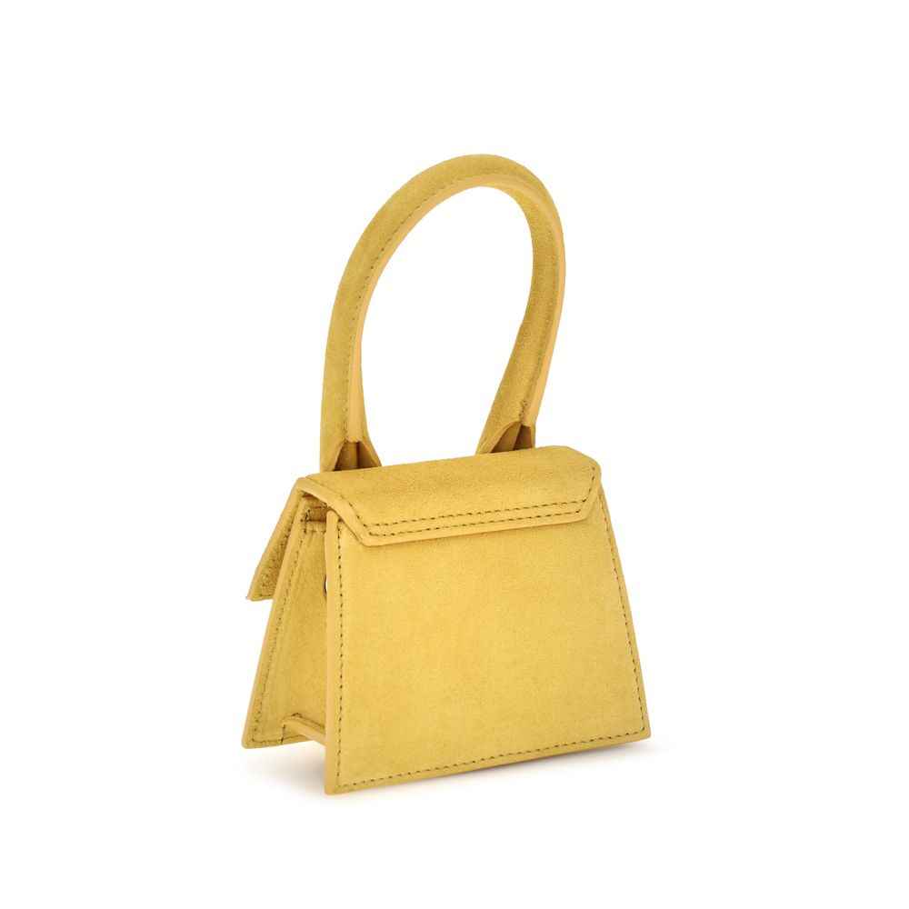 Jacquemus Bicolor Calf Leather Bos Taurus Shoulder Bag