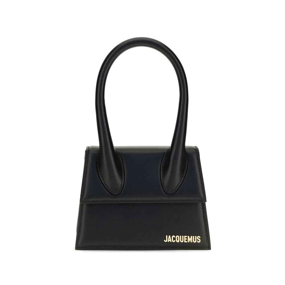 Jacquemus Black Calf Leather Bos Taurus Handbag
