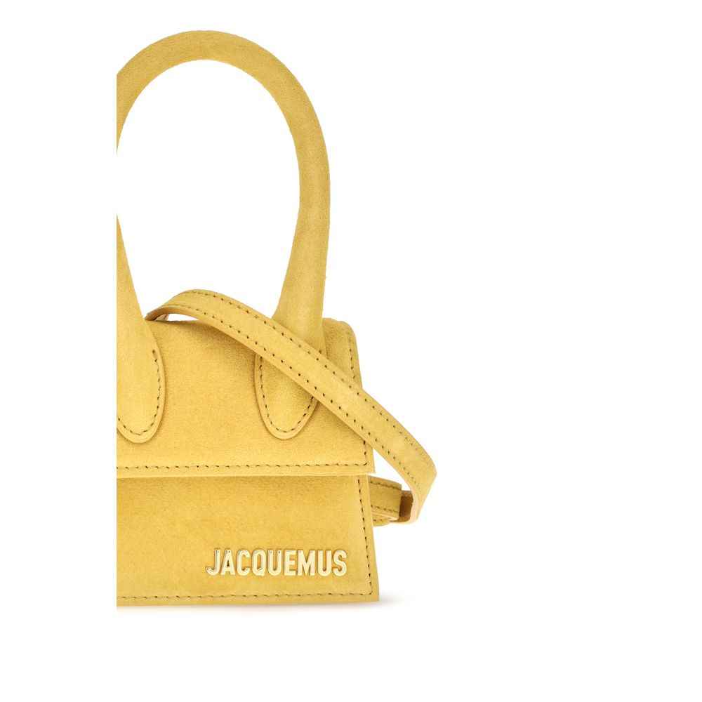 Jacquemus Bicolor Calf Leather Bos Taurus Shoulder Bag