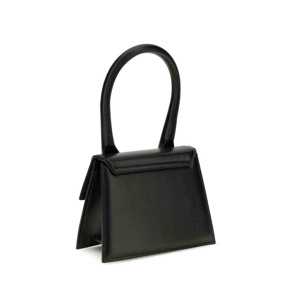 Jacquemus Black Calf Leather Bos Taurus Handbag