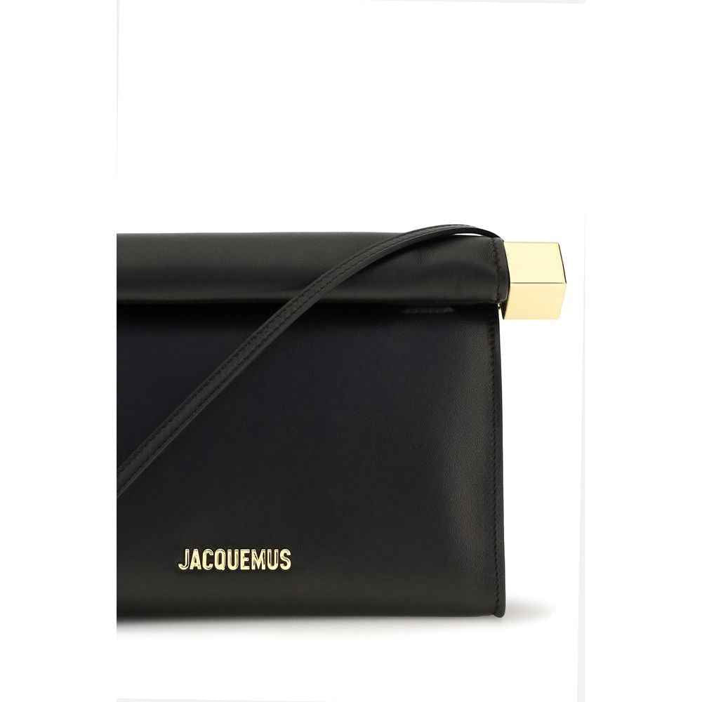 Jacquemus Black Lamb Ovis Aries Aries Clutch Bag