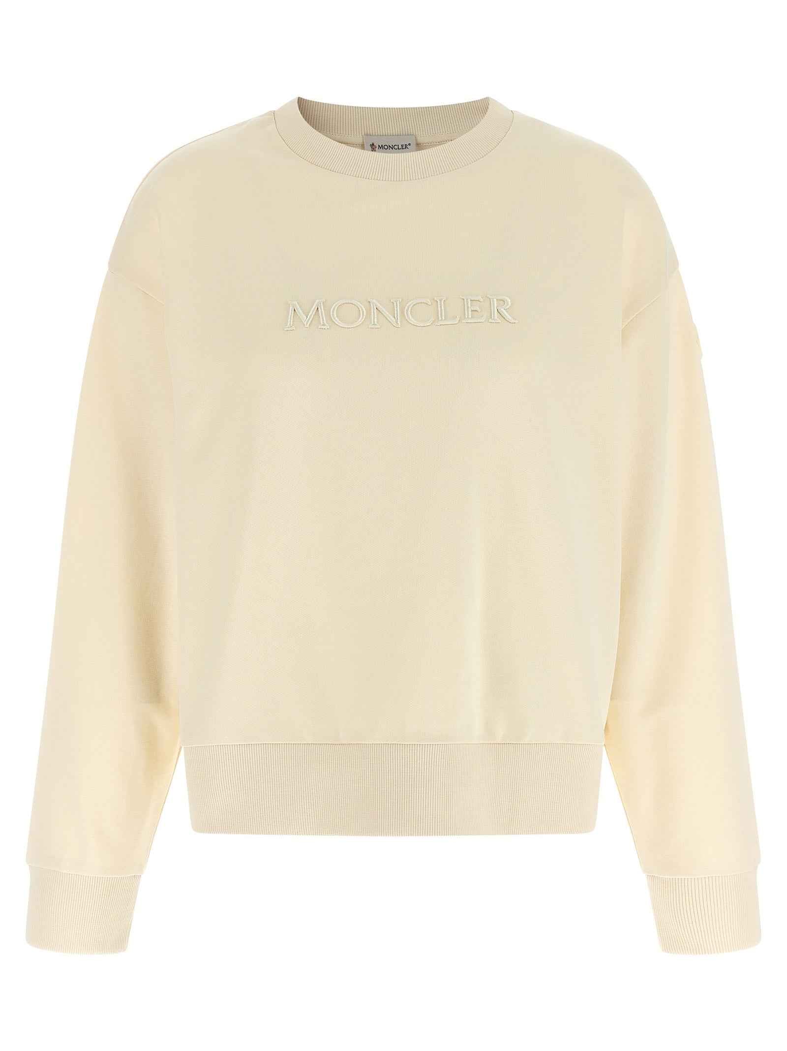 Moncler Beige Cotton Sweatshirt