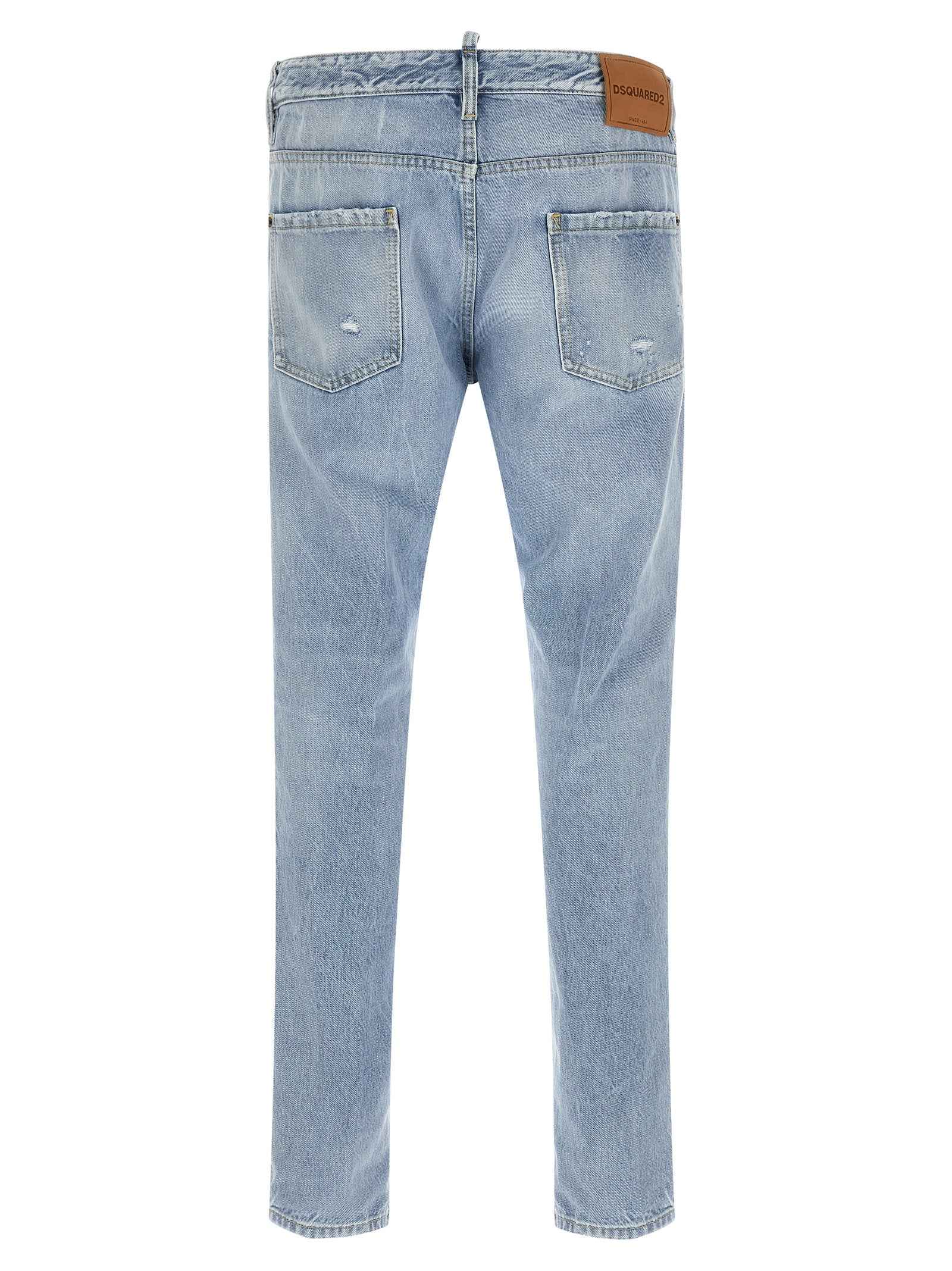 Dsquared² Blue Cotton Jeans Denim