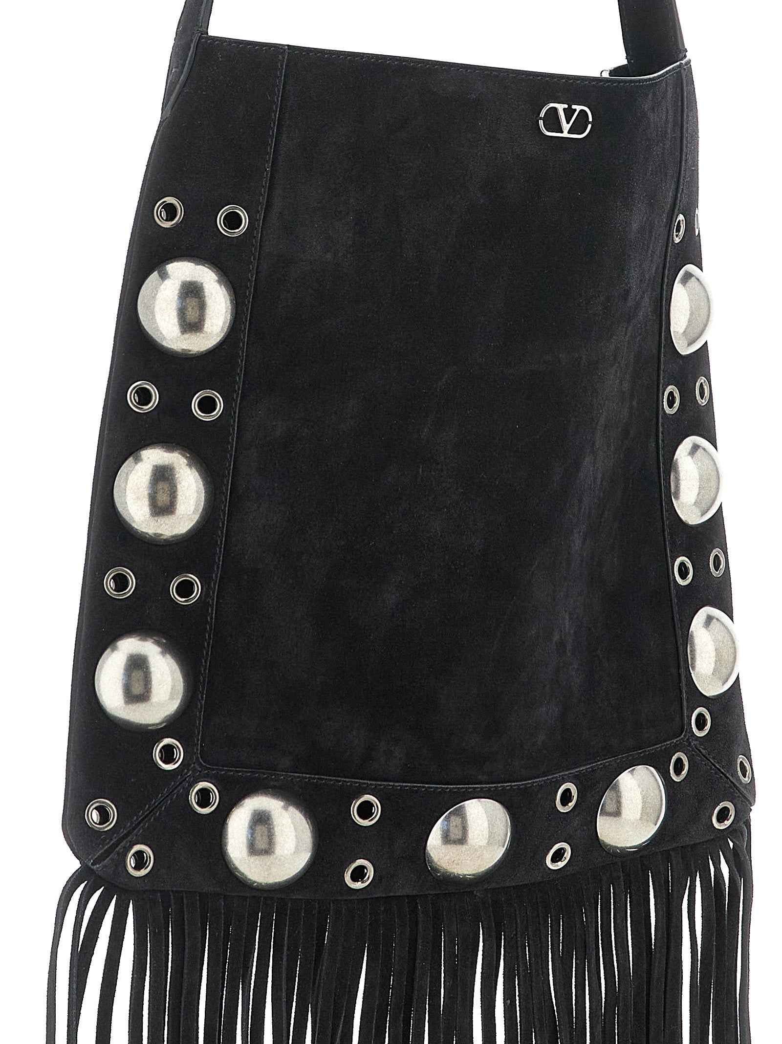 Valentino Garavani Black Calfskin Shoulder Bag