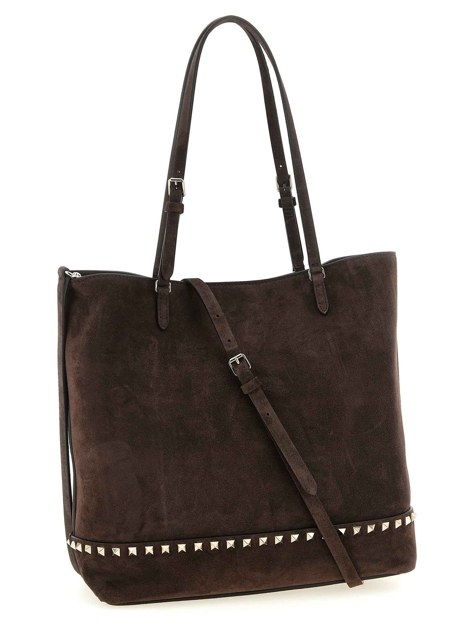 Valentino Garavani Brown Calfskin Shoulder Bag