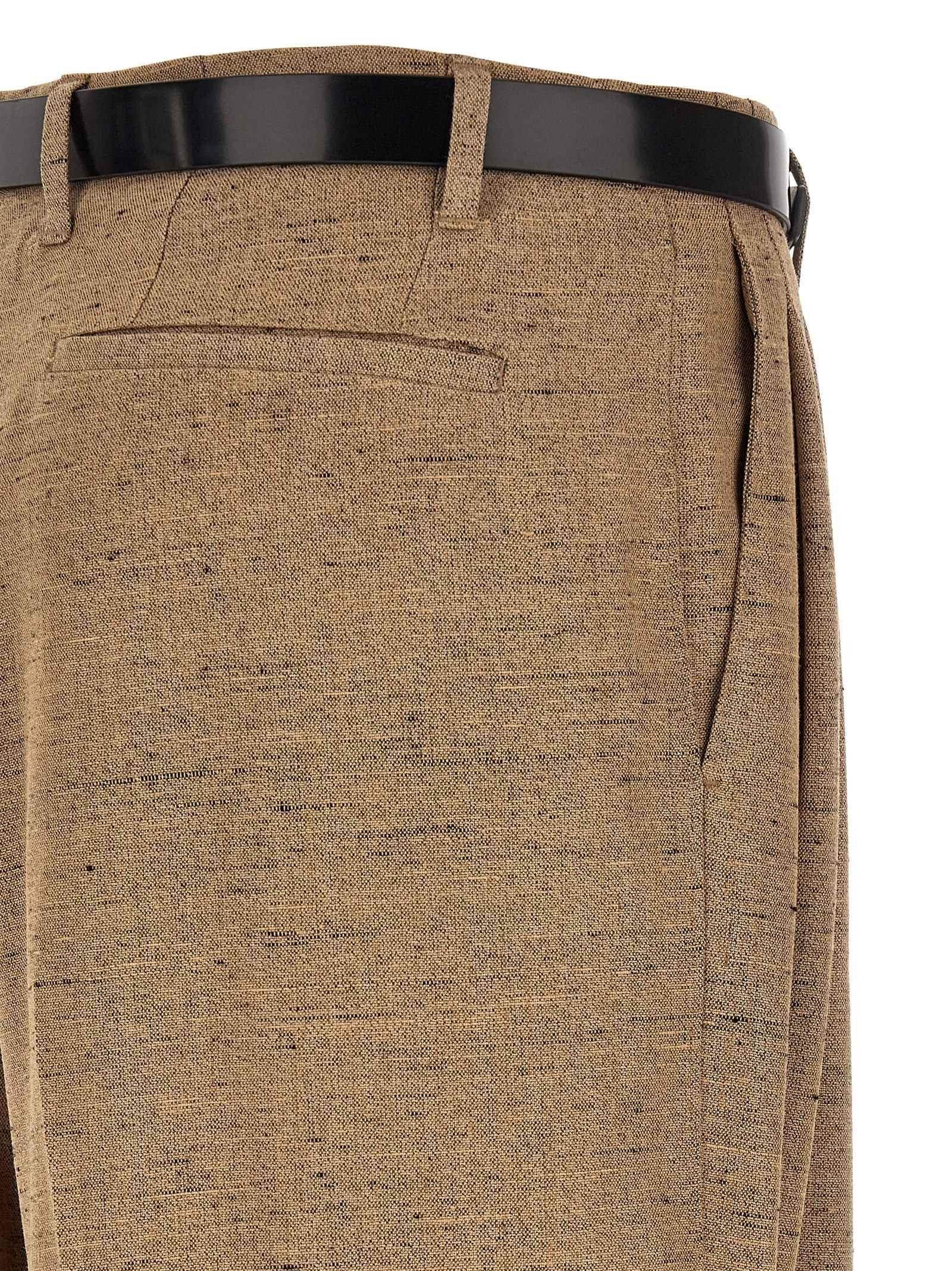 Dolce & Gabbana Beige Viscose Casual Pants