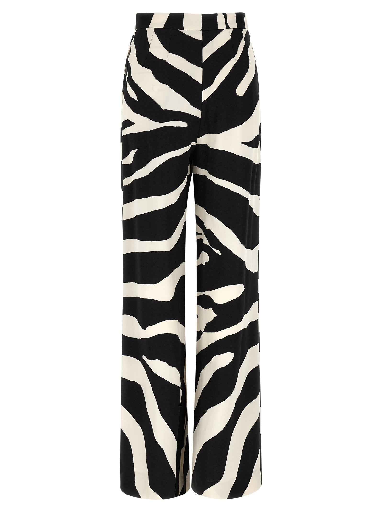Dolce & Gabbana Bicolor Viscose Casual Pants
