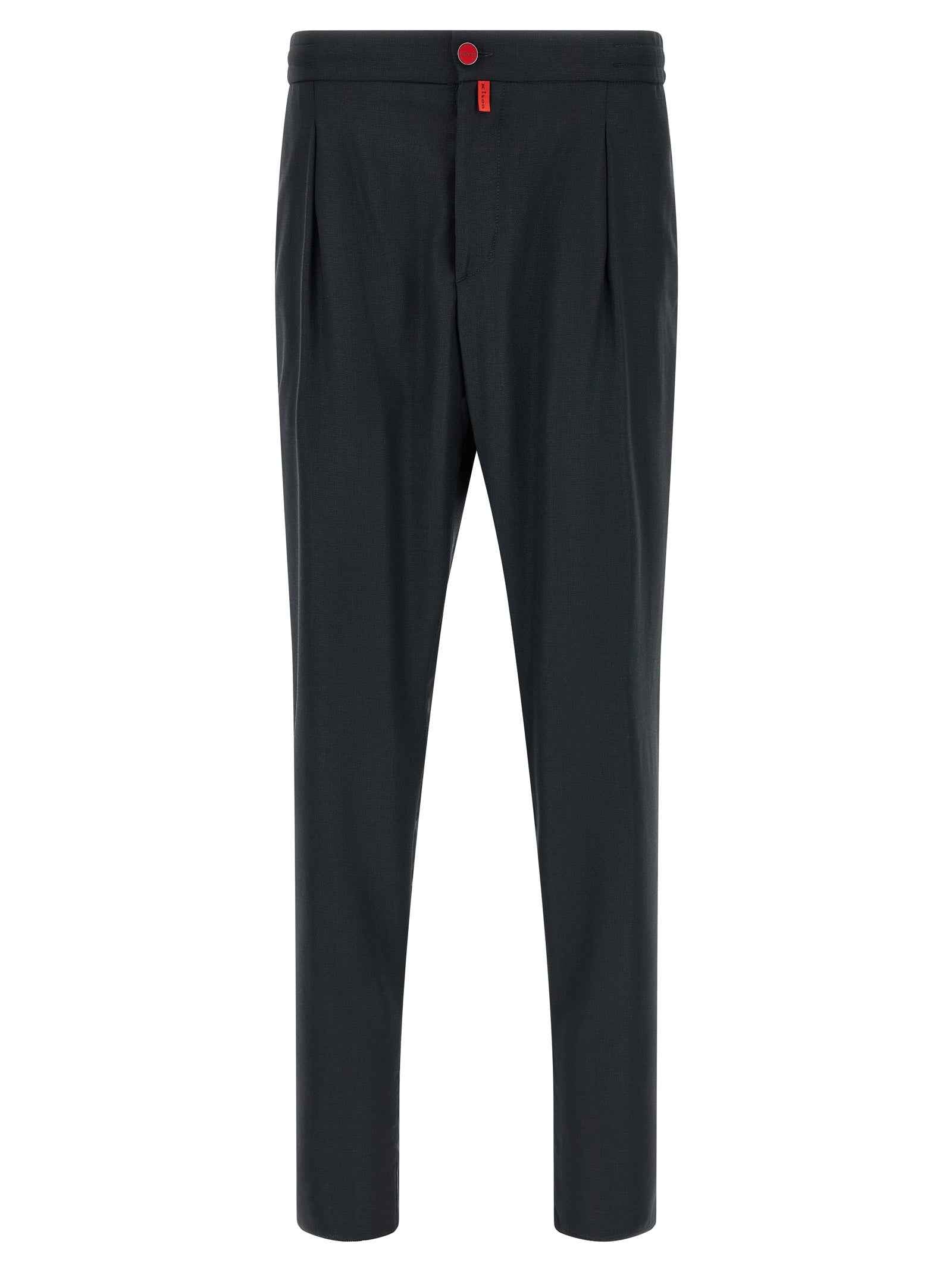 Kiton Blue Wool Pants