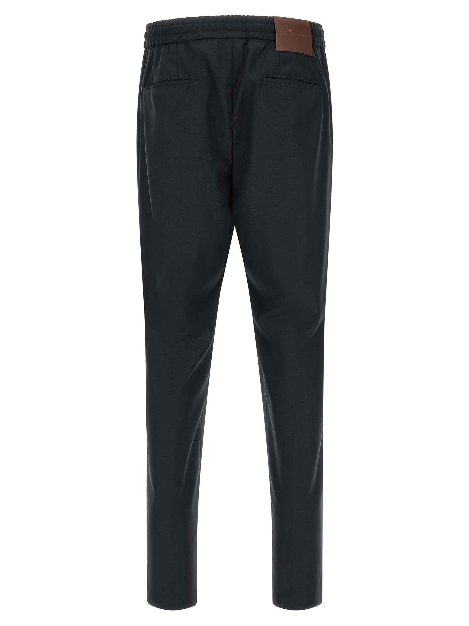 Kiton Blue Wool Pants