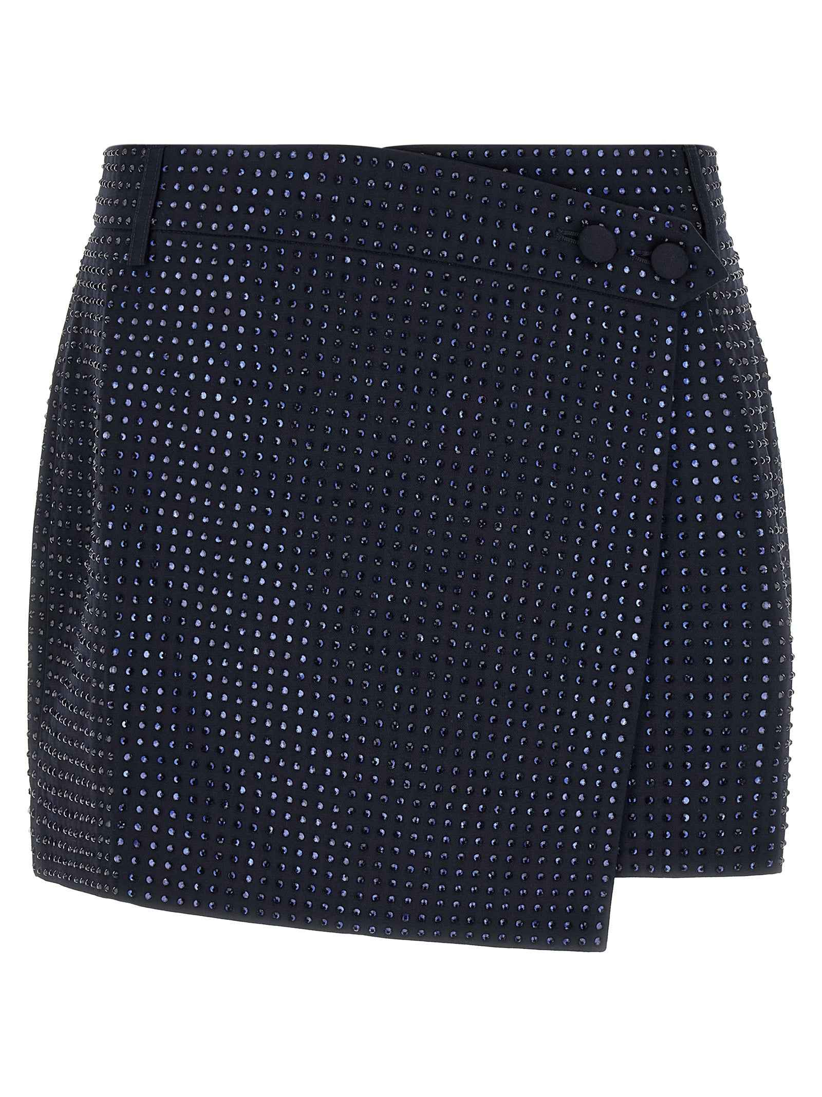 PINKO Blue Polyester Long Skirt