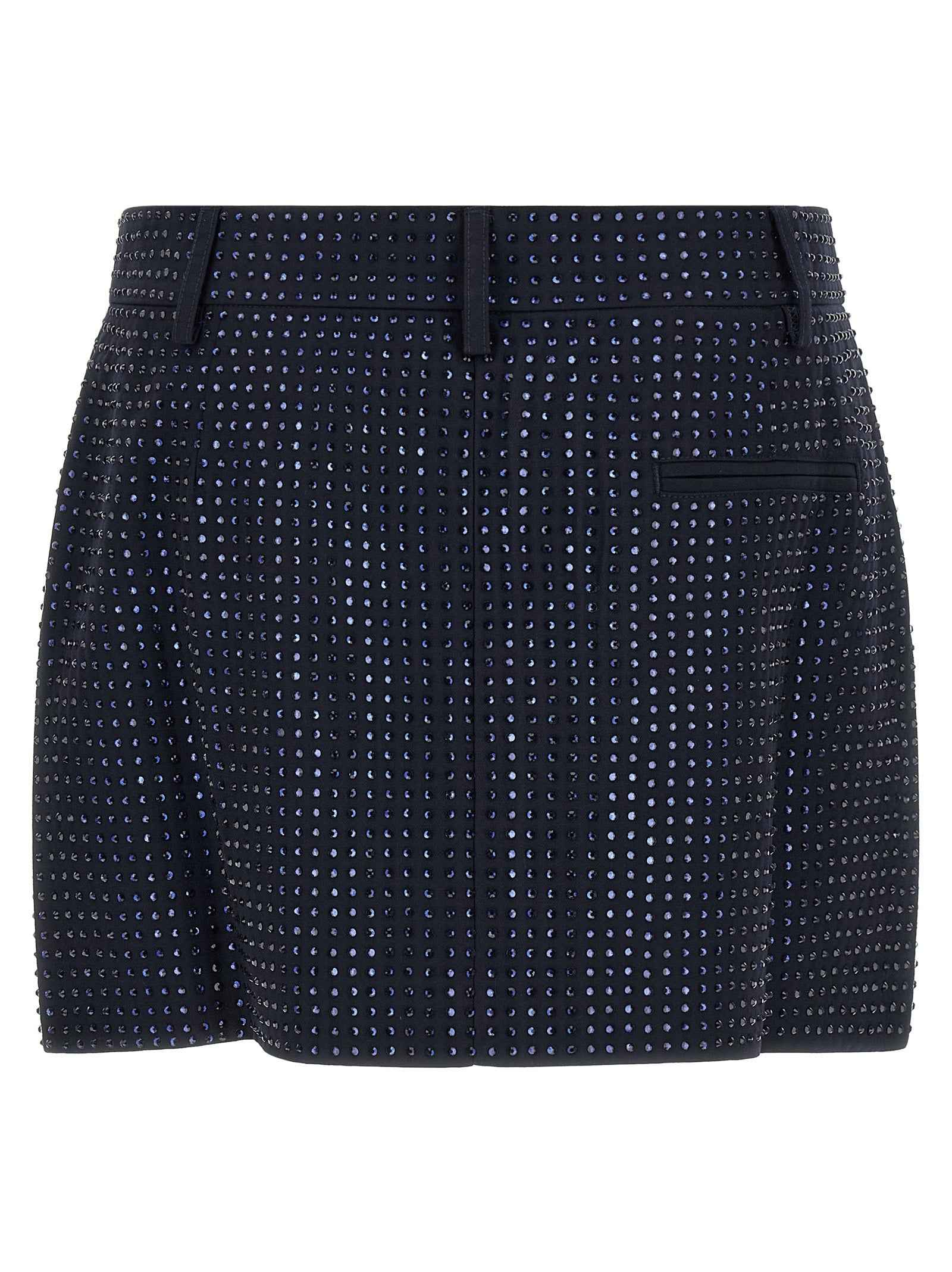 PINKO Blue Polyester Long Skirt