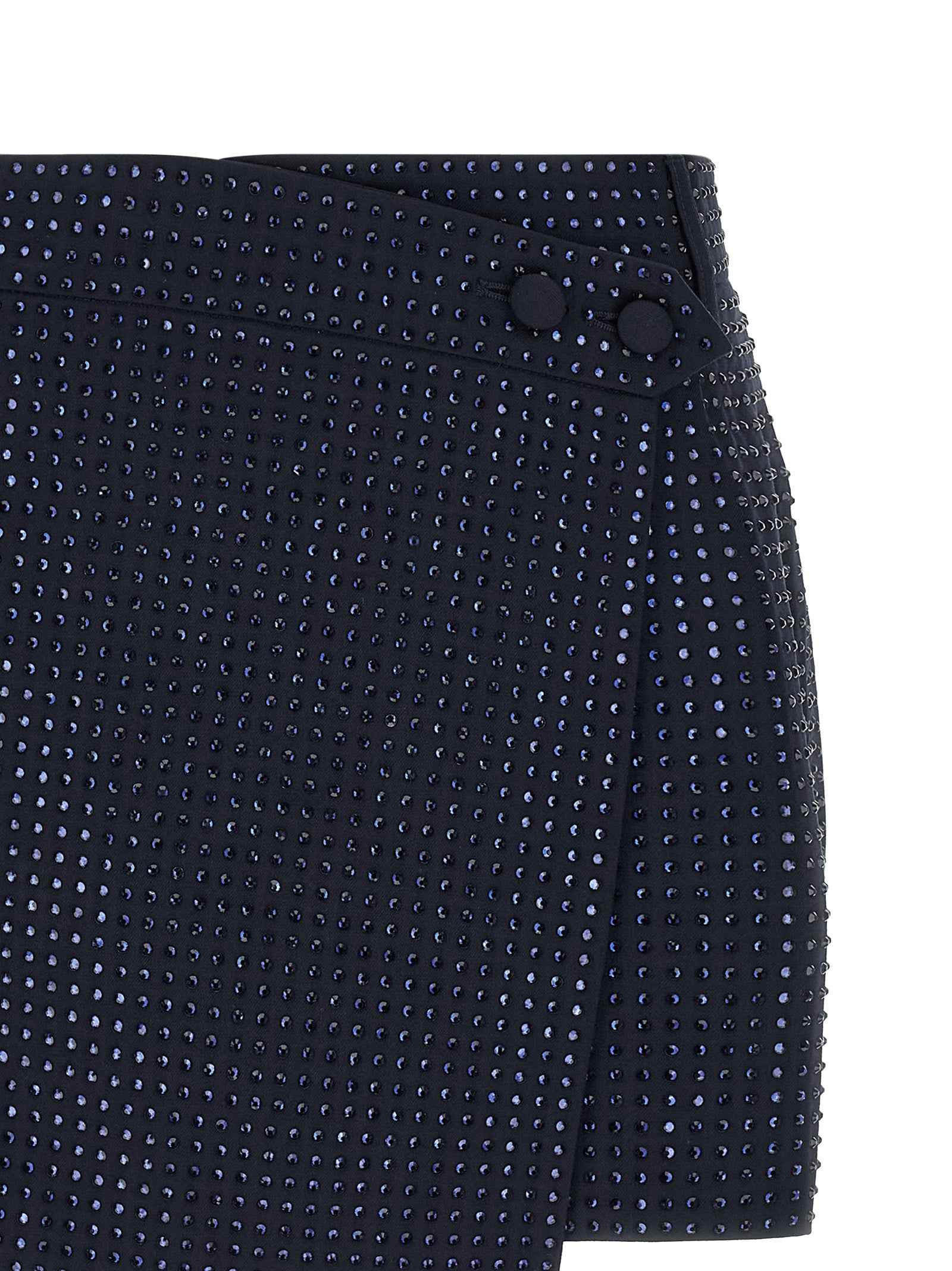 PINKO Blue Polyester Long Skirt