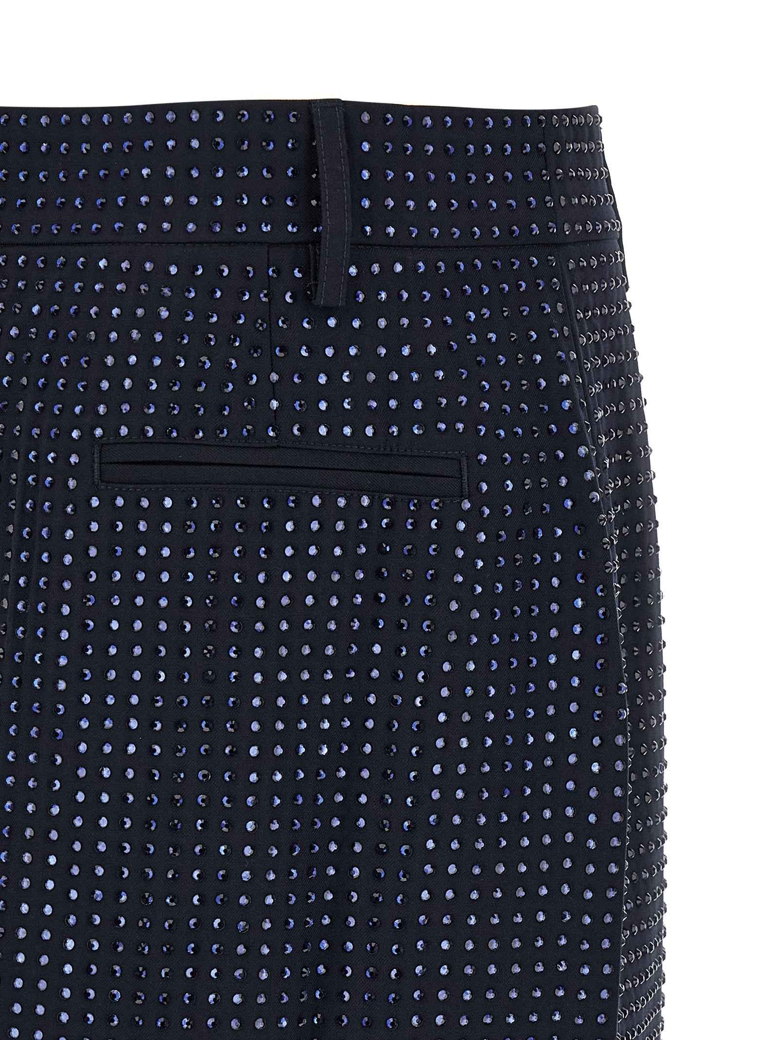 PINKO Blue Polyester Long Skirt