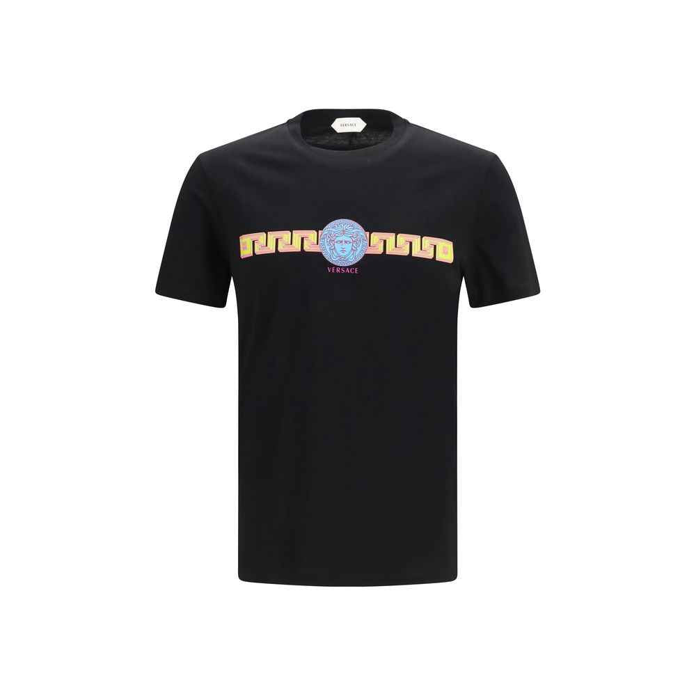Versace Black Cotton T-Shirt