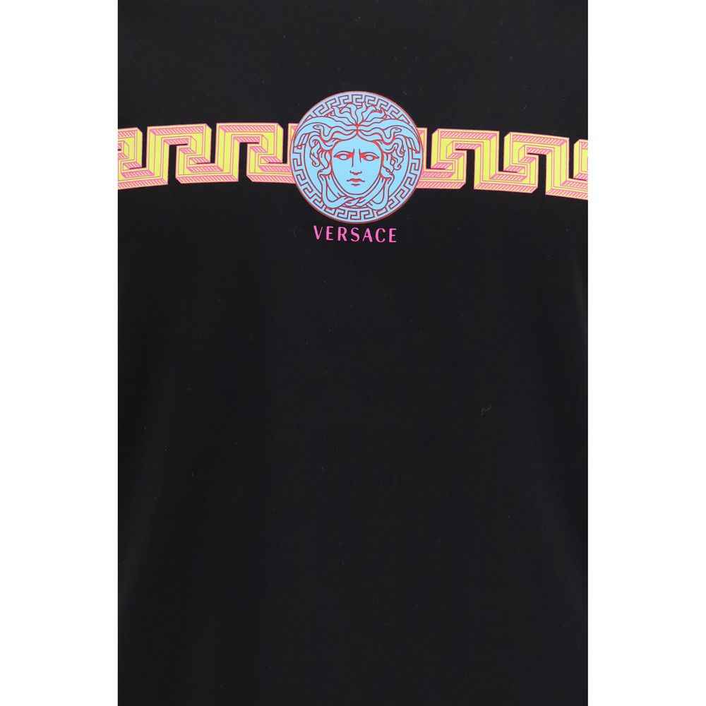 Versace Black Cotton T-Shirt