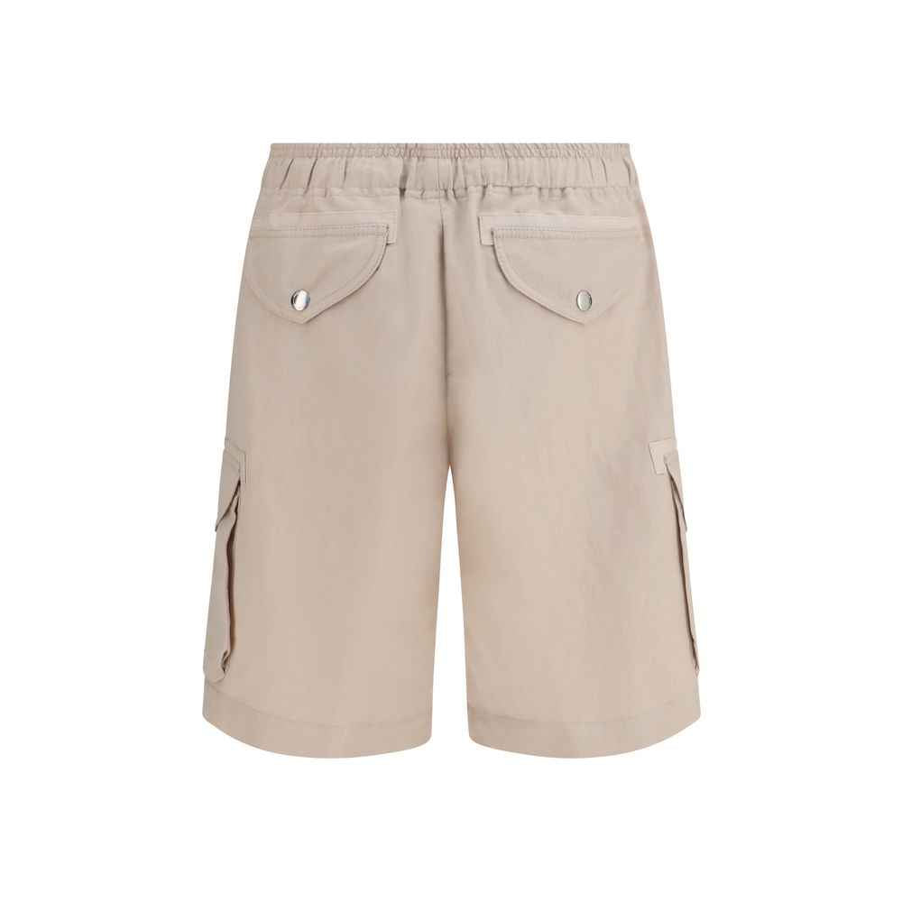 Brunello Cucinelli Beige Linen Bermuda Shorts