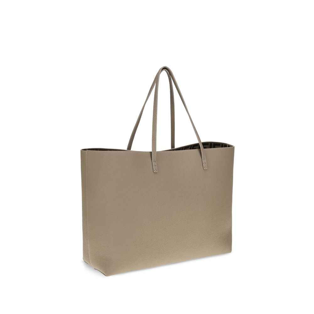 Fendi Beige Calf Leather Bos Taurus Shoulder Bag