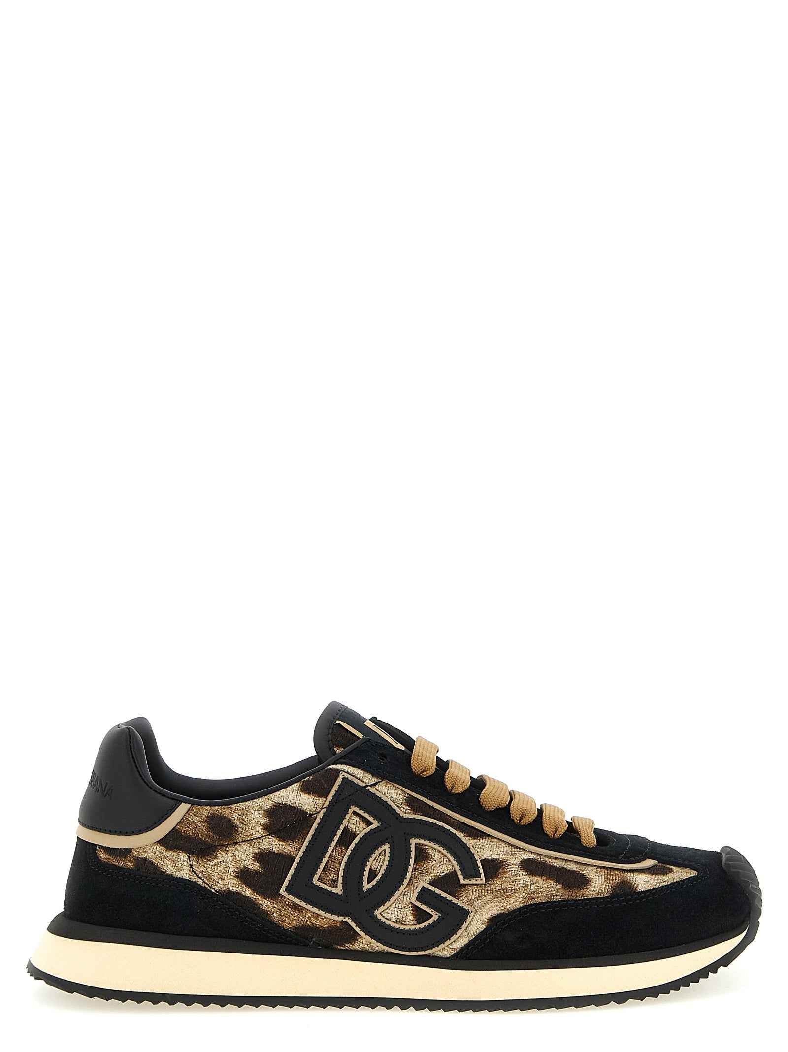 Dolce & Gabbana Multicolor Cotton Low Top Sneakers