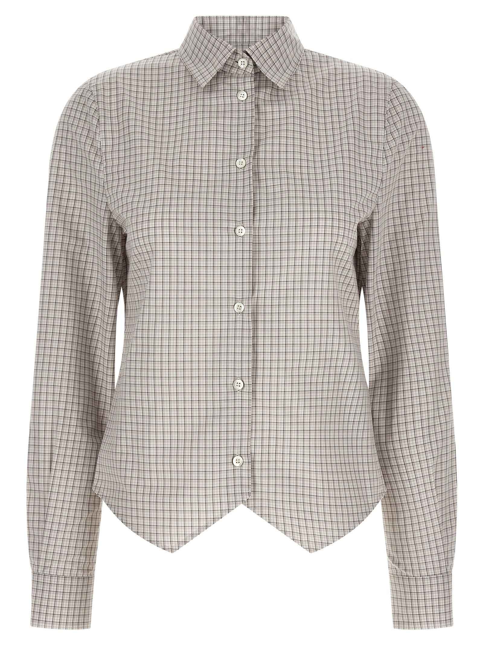 Maison Margiela Beige Cotton Blouse