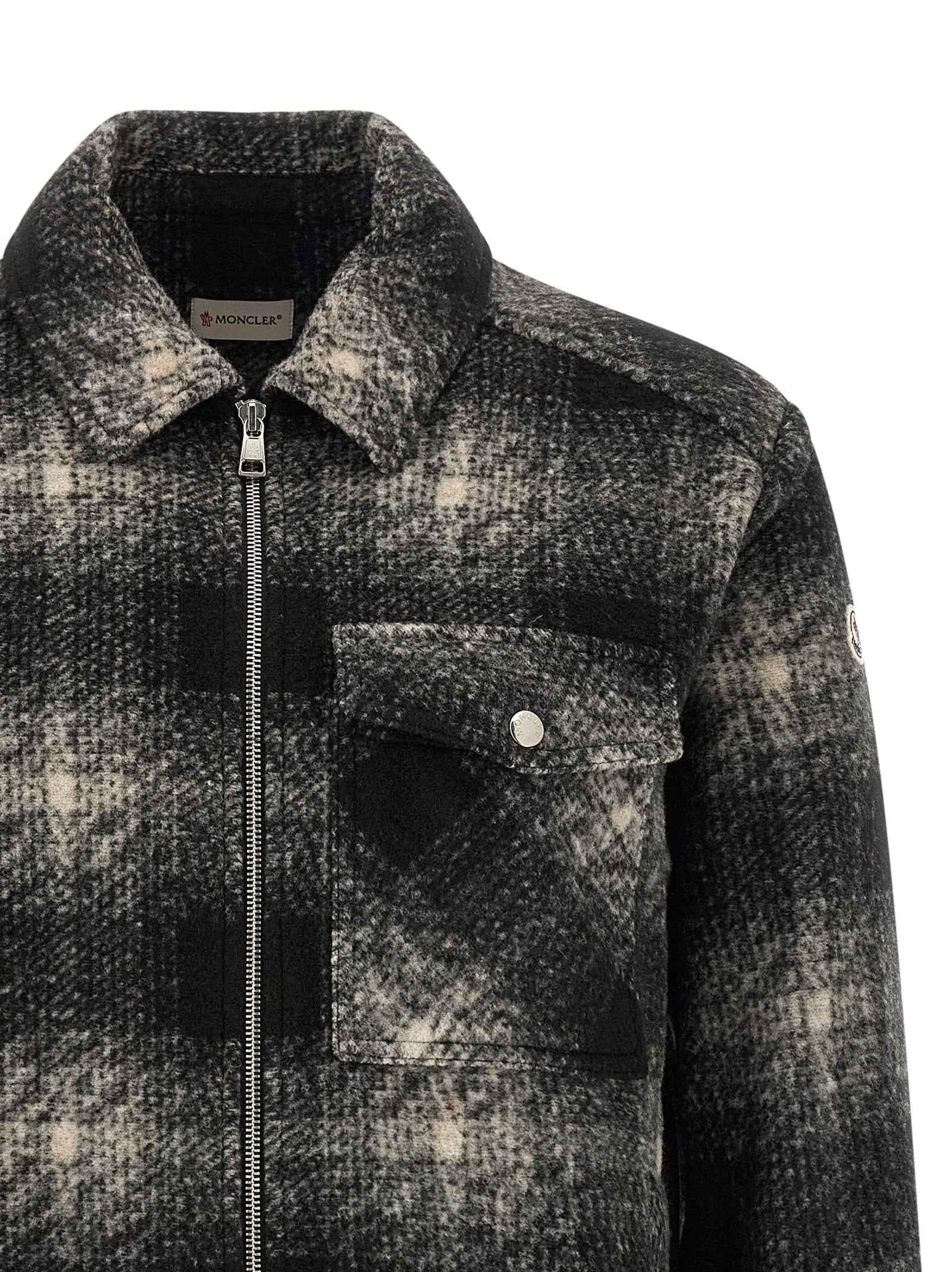 Moncler Gray Polyester Blouse
