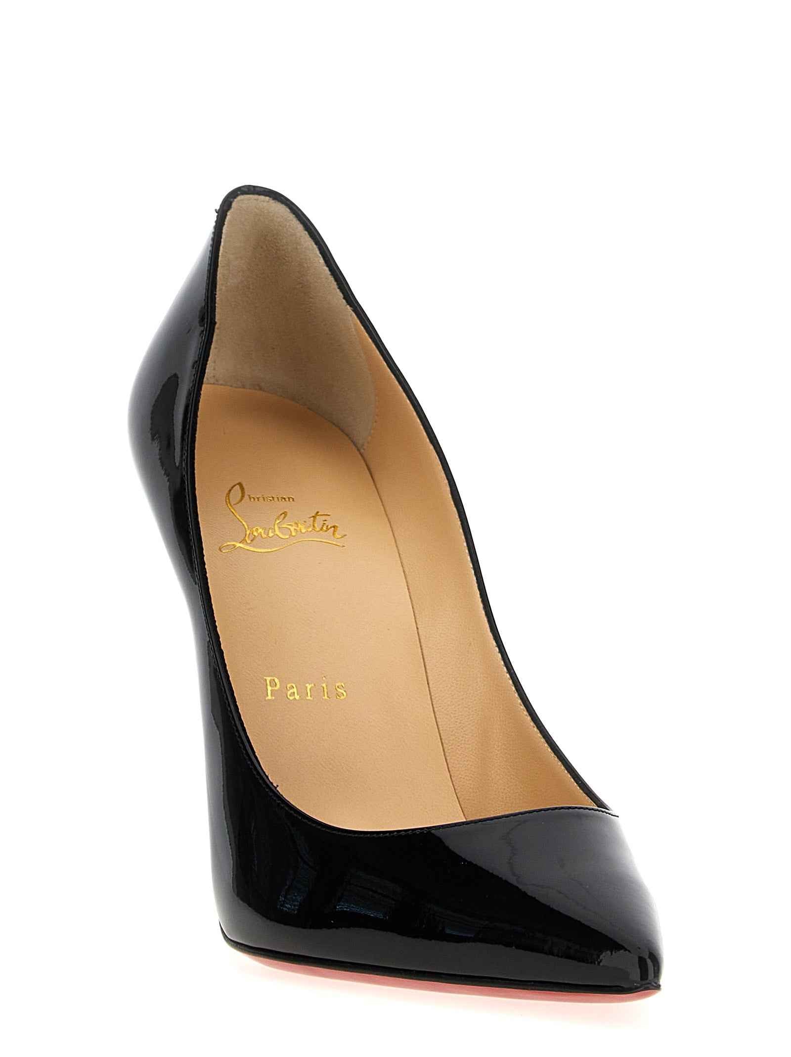 Christian Louboutin Black Calfskin High Heel Pumps