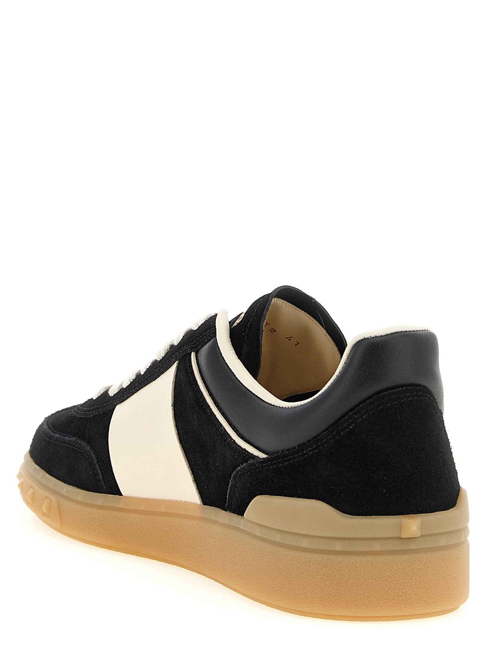 Valentino Garavani Multicolor Calfskin Low Top Sneakers