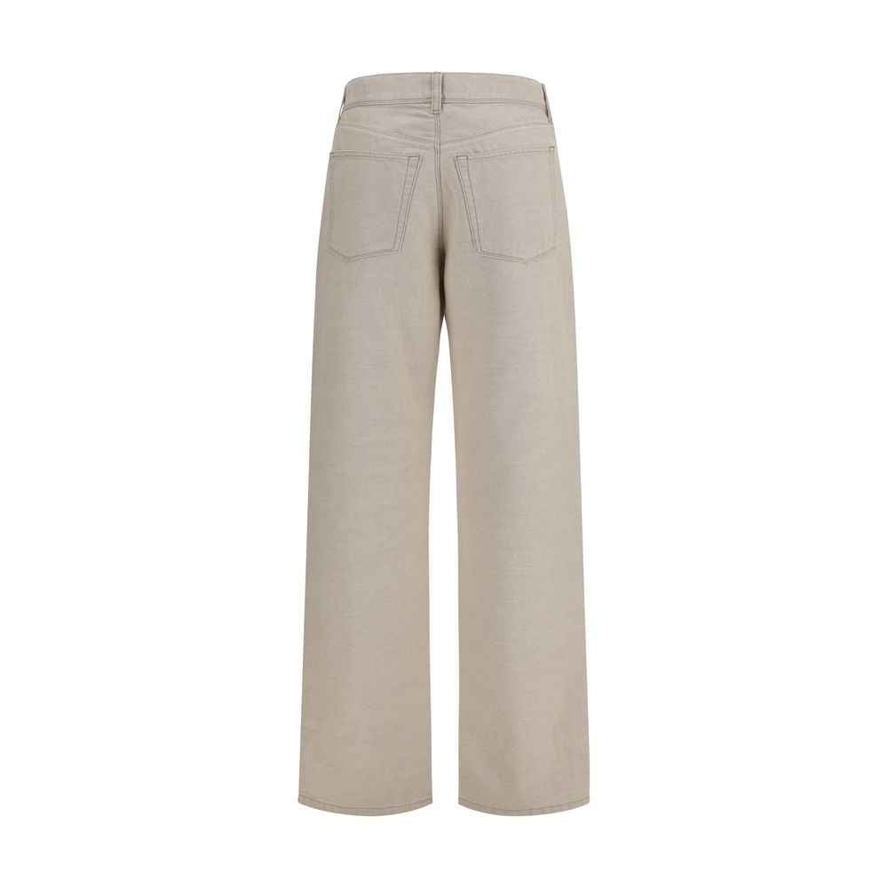 Fendi Beige Cotton Jeans Denim
