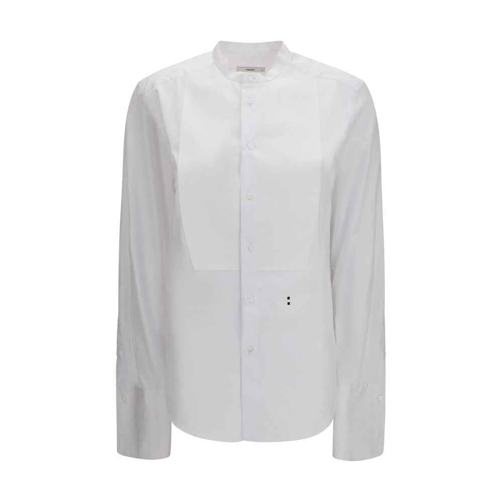 Fendi White Cotton Dress Shirt