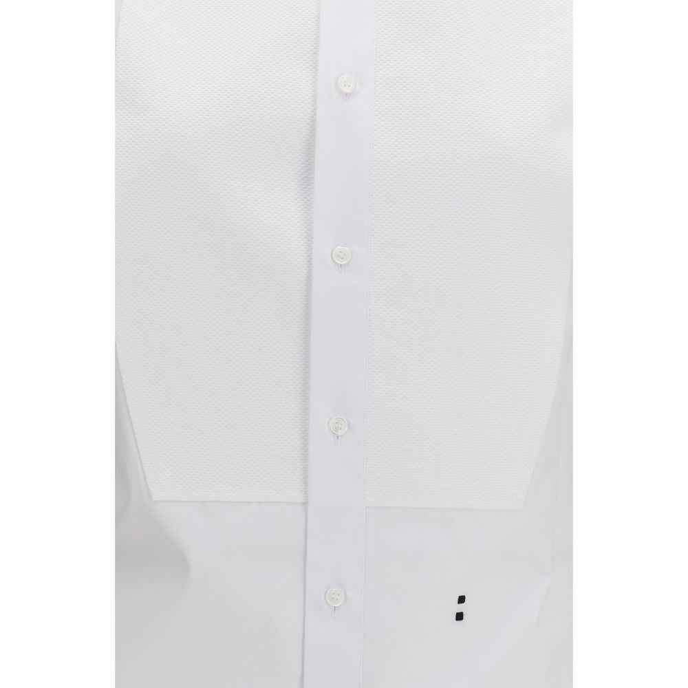 Fendi White Cotton Dress Shirt