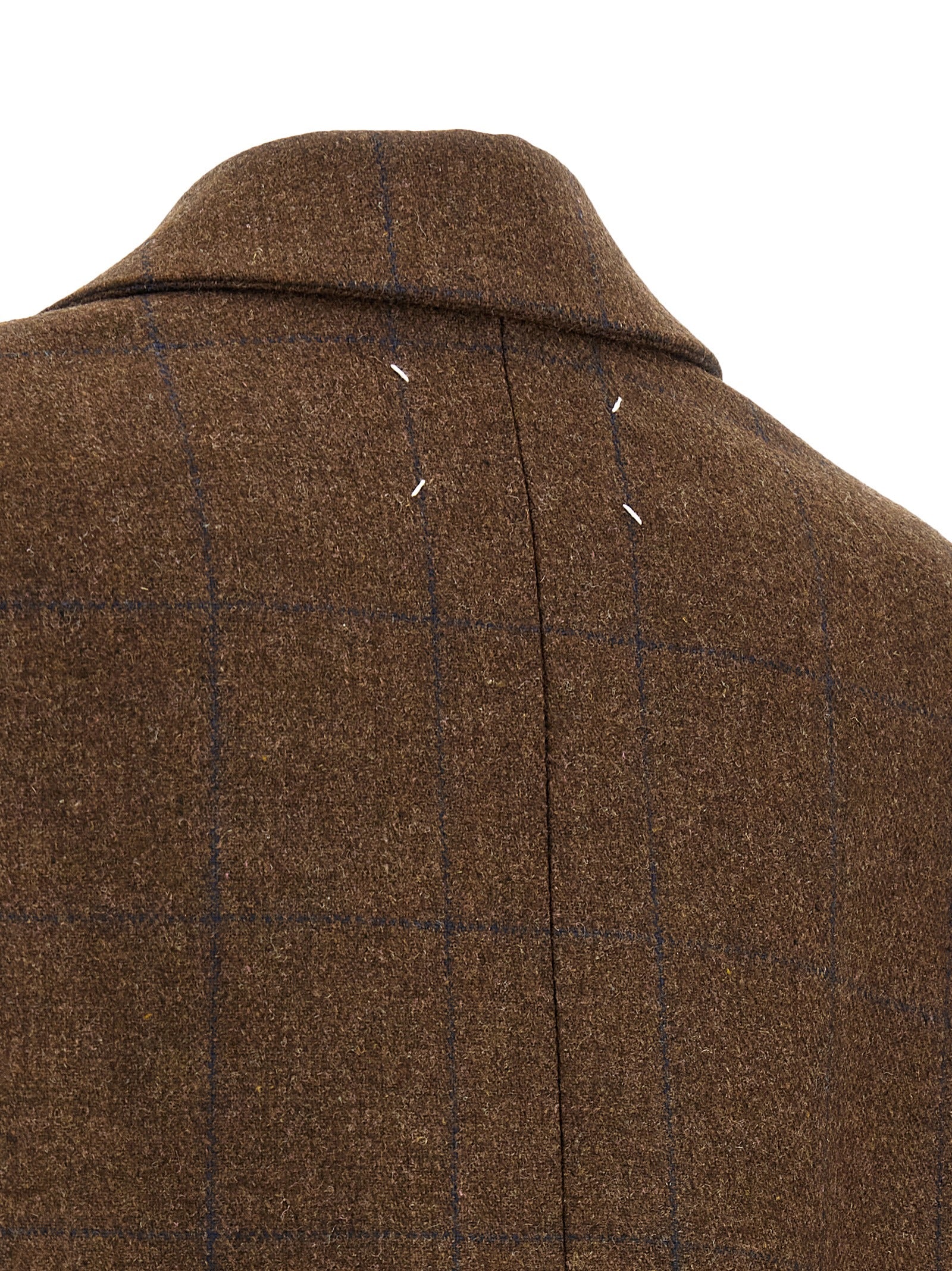 Maison Margiela Brown Wool Coat