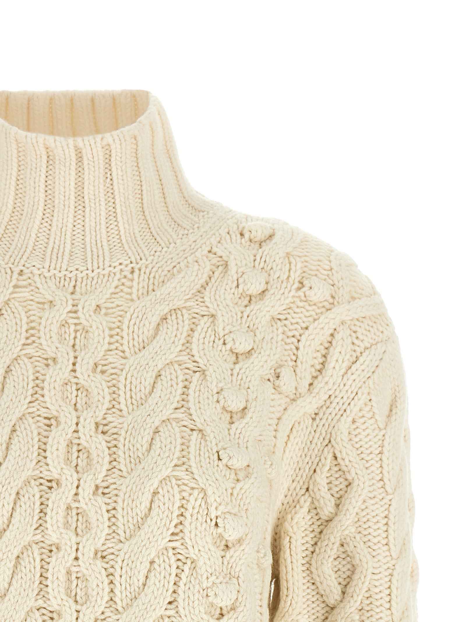 Stella McCartney White Virgin Wool Cardigan