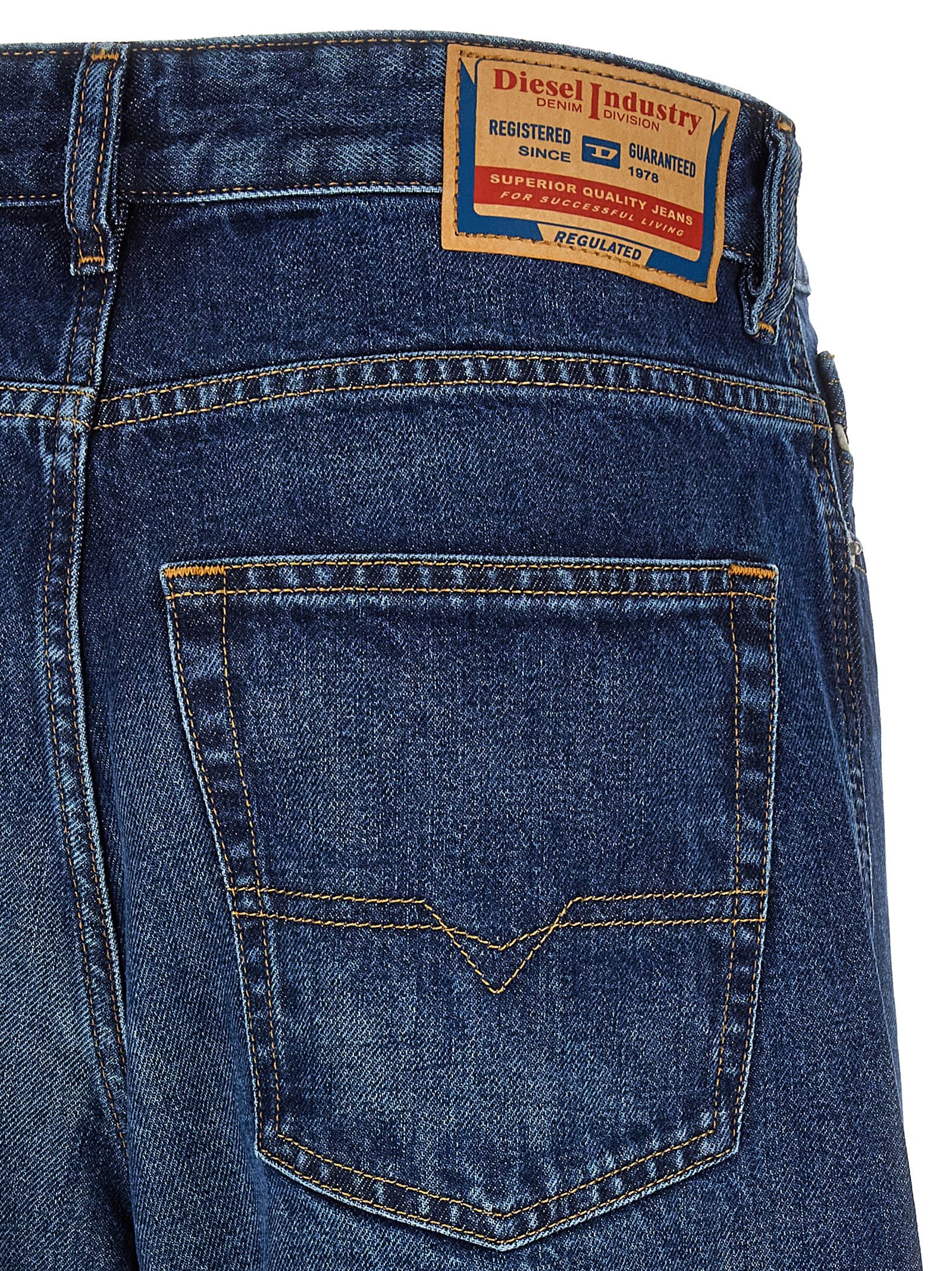 Diesel Blue Cotton Jeans Denim