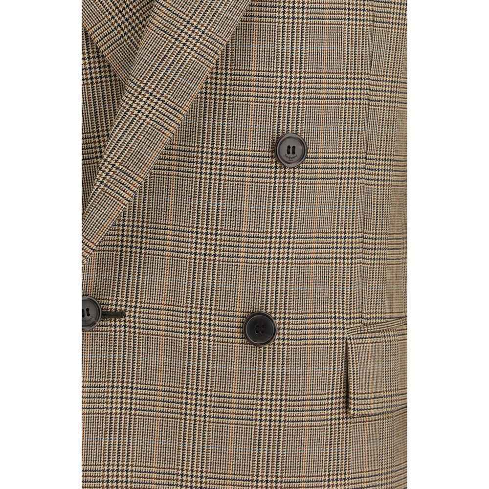 Saint Laurent Beige Wool Oves Aries Blazer